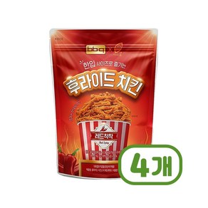 bbq 후라이드치킨 레드착착 한입사이즈안주 30g x 4개