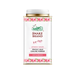 태국 SNAKE BRAND 스네이크 브랜드 쿨링 파우더 소프트 앤 스무스, 140g, 6개