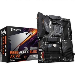 Gigabyte B550 Aous Elite AX V2 Socket AM4 DDR4 S ATA 600 ATX WiFi 6 1442745, 1개