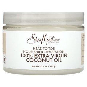 시어모이스처 SheaMoisture 머리부터 발끝까지 너리싱 하이드레이션 100% 엑스트라 버진 코코넛오일 287g(10.1oz)