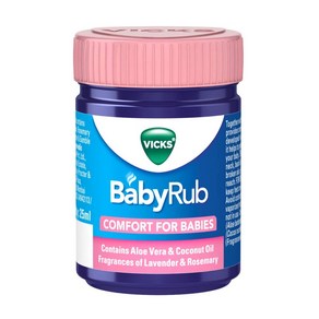 Vicks BabyRub Specifically fo Babies-Moistuize Soothe and Relax you Baby, 2개