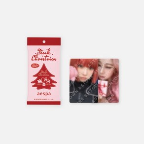 에스파 2024 핑크크리스마스 랜덤 트레이딩카드 포토카드 aespa 2024 PINK CHRISTMAS RANDOM TRADING CARD PHOTOCARD