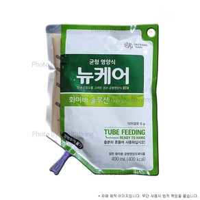 대상웰라이프 뉴케어 화이바솔루션 RTH 파우치 300ml 400ml x 20팩 경관식 피딩줄 포함, 20개