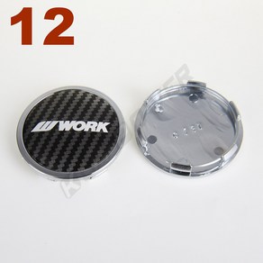 WORK EMOTION MEISTER VS 로고 스포츠 림 커버 휠 센터 캡 OD 65mm ID 60mm 4PCs, 1개