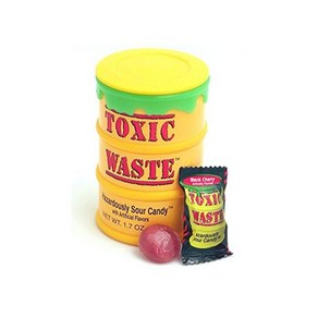 톡식 웨이스트 신맛 캔디 세상에서 가장 신맛 Toxic Waste 48g, 1개