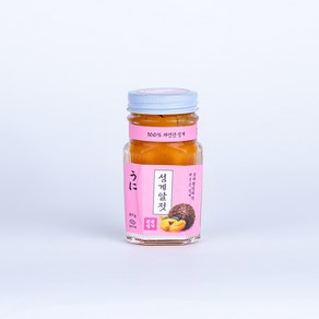 [동해바다 싱싱성게] 100% 자연산 분홍성게알젓 80g, 1개