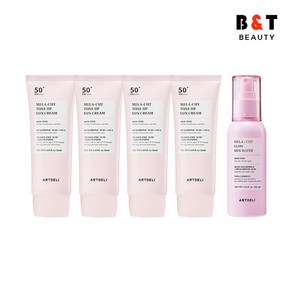 아트델리 멜라컷 톤업 선크림 50ml x4 + 선워터 100ml, 단품, 단품