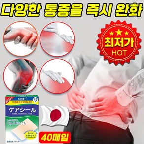 [일본 기술] 1/1+1 통증 완화 패치 통증 관절 파스 근육통 경추 허리 통증 완화