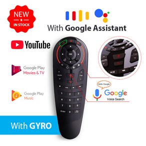 G30 구글 보이스 샤오미 에어 마우스 g30s 2 4GHZ 무선 원격 제어 검색 어시스턴트 X96max Mag 232 HTv 5 Tv 박스, g30s with Gyo, 1개