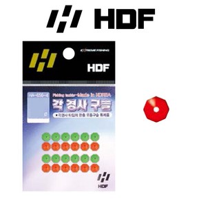 해동 각경사구슬 HA-656 각 경사형 유동형 낚시 구슬, 1개