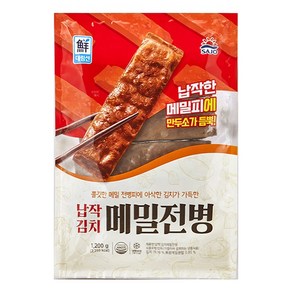 대림선 김치 메밀전병 1200g, 4팩, 4개, 1.2kg