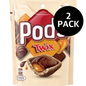 포드스 트윅스 초콜릿 스낵 pods twix chocolate snack shae, 2개, 160g