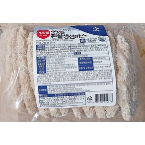 이츠웰 흰살생선 까스 80g x10 입 800g업소용 식자재 식당용 단체 급식용 식재료 대용량, 1개, 800g