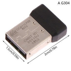 로지텍 G304 용 USB 리시버 블루투스 신호 어댑터 무선 마우스 동글 1 개