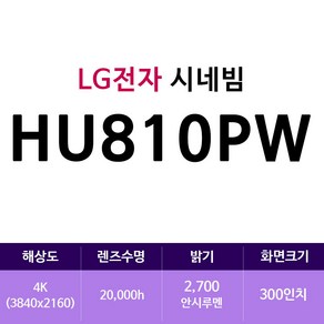 LG전자 시네빔 HU810PW(zoaa)