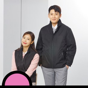유니보스 UBS-2211 조끼분리점퍼 블랙 3in1 겨울작업복 추동복겸용 방한복 회사점퍼 겨울근무복