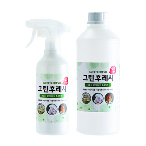 그린후레시 무알코올 살균소독제 본품 500mL + 리필 1L 1세트, 1개