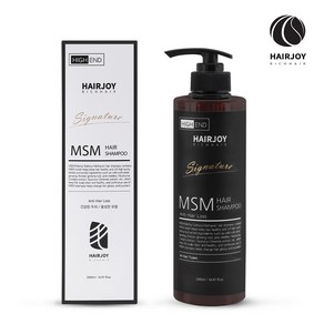 헤어조이 MSM 탈모 샴푸 시그니처 하이엔드 500ml / 남성 여성 탈모 완화 기능성, 1개