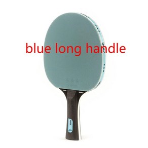 탁구 라켓 오리지널 STIGA 순수 다채로운 고무 여드름 프로 블레이드, 01 blue long handle, 1개