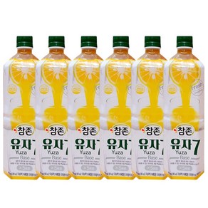 유자 원액 참존 835ml x12개 과일 음료 베이스 과즙, 6개