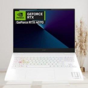 HP 2024 오멘 16 슬림 코어i9 인텔 14세대 지포스 RTX 4070, 세라믹 화이트, 1TB, 32GB, WIN11 Home, 16-u1031TX