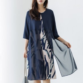 (~99size)파우스쉬폰롱원피스[여름VER] OPZ3901_DO4060 엄마옷 빅사이즈