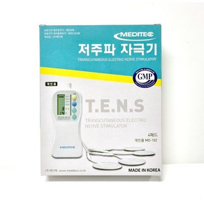 MEDITEC 메디텍 개인용 저주파자극기(4패드) MD-102, 1개