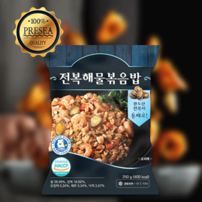 홍반장 프리미엄 전복볶음밥 해물볶음밥 미니전복이 통째로, 10개, 250g