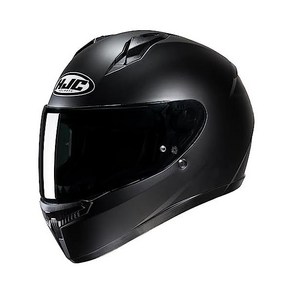 HJC HELMETS 헬멧 오토바이 풀페이스 C10 솔리드 세미플랫 블랙 L HJH232 고급 경량 하이바 통풍