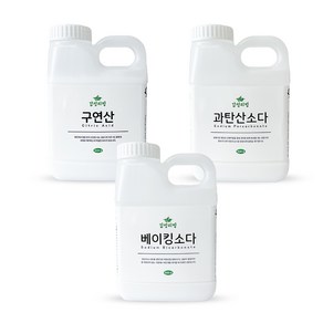 감성리빙 베이킹소다+과탄산소다+구연산 천연세제 세트, 1개