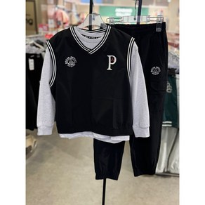 에스핏 PSG 파리생제르망 베스트 3PCS 상하세트 SJZ101MFTR72 BLACK