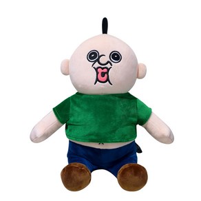 [공식정품] 뚱땡이 빵빵이 인형 30cm 2종 택1 / 생일 선물 애착 웃긴 귀여운 졸업 커플 친구 옥지 안고자는, 1개, 01. 볼빵빵 뚱땡이 빵빵이 인형