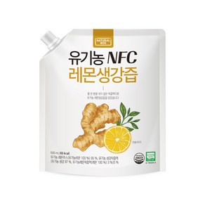 내추럴박스 유기농 NFC 레몬생강 착즙주스, 1개, 500ml