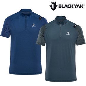 [블랙야크]23년SS 남성용 데일리 초냉감 반집업티 M테르제아이스집업티S1 1BYTSM3007