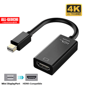 MINI DP to HDMI 젠더 컨버터 케이블 4K 60Hz UHD 썬더볼트