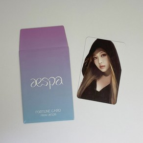 에스파 닝닝 싱크 하이퍼 포춘 스크래치 포토카드 포카 aespa NINGNING SYNK HYPER FORTUNE SCRATCH PHOTOCARD 2