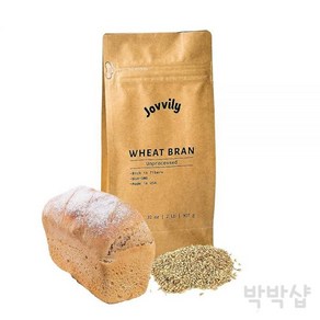 Jovvily 밀기울 밀 껍질 섬유질 미국산 907g, 2 Pound (Pack of 1), 1개