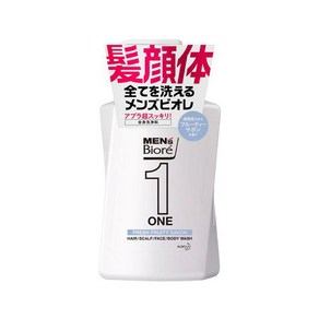 카오 MENs Bioe 맨즈 비오레 ONE 올인원 전신 세정료 프루티 사본 향 본체 480ml[바디 비누] 남성용, 단일, 1개, 480g