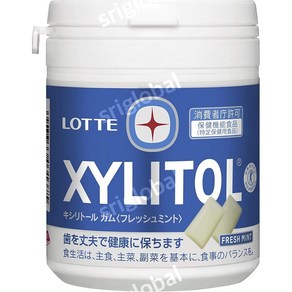 Xylitol 일본직구 롯데자일리톨 껌 프레시멘타 패밀리보틀[특수식품특보] 143g x 6개