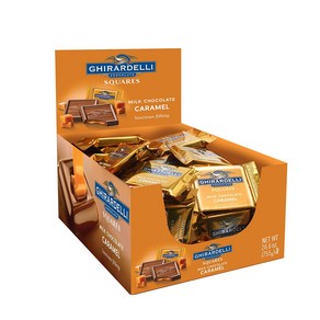 Ghiadelli Caamel Milk Chocolate Squaes 기라델리 카라멜 밀크 초콜릿 스퀘어 26.6oz(755g), 755g, 1개