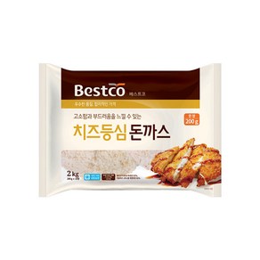 베스트코 치즈등심돈까스 2kg x 1봉, 1개