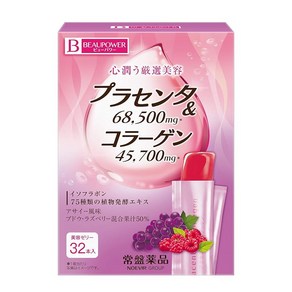 서플리먼트 常盤薬品工業 BEAUPOWER 플라센타 콜라겐 젤리 아사이 32개들이 B00ZC1DIXI