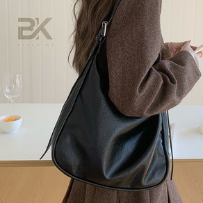 BLACK K7 여성 가방 빈티지 크로스백 대용량 숄더백