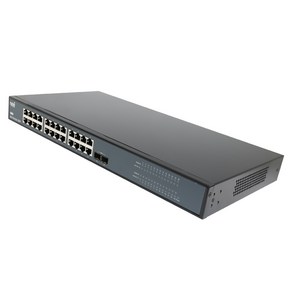 넥시 24 + 2 SFP 기가비트 스위칭 허브, NX-SG1024-2SFP, 1개