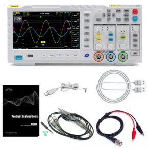 멀티미터 오실로스코프 디지털 FNIRSI1014D 2 In 1 듀얼 채널 입력 신호 발생기 100MHz Analog 대역폭 1GSas 속도