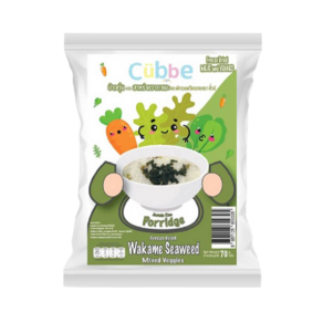 유기농 쌀가루 야채 믹스 7개월+, 1개, 70g, Wakame Seaweed