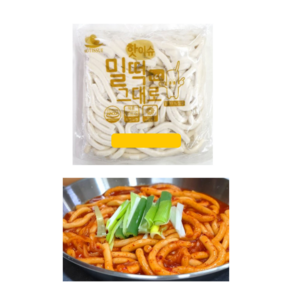 핫이슈 냉동 누들 밀떡 250g 묶음, 5개