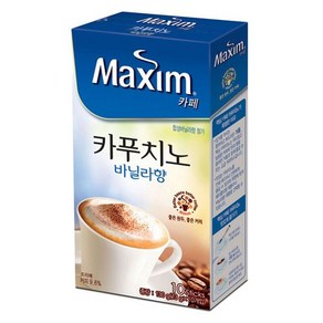 동서)NEW맥심카페 카푸치노바닐라 10T, 13g, 10개입, 1개