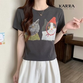 카라 KARRA 콘캣츠라운드티셔츠 A3F0051