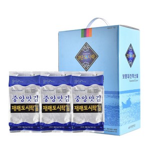 중앙맛김 보령 대천김 재래/파래 도시락김 4g x 30봉/조미김/구운김, 02. 파래 도시락김 4g x 30봉, 1개